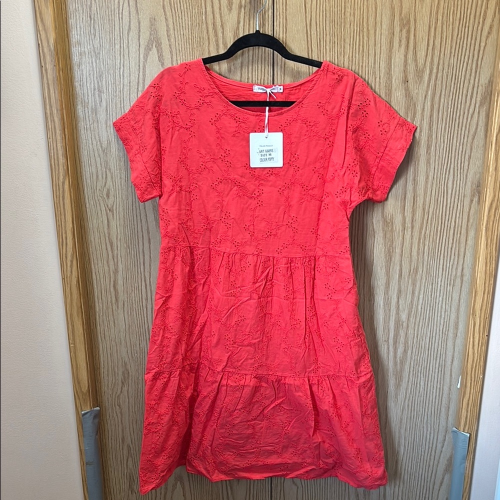 💯 Cotton Eyelet Dress